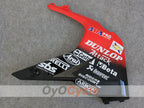 Carenado de inyección para Triumph Daytona 675 2013-2014 - Rojo, Blanco, Negro - DUNLOP #OYO87906311