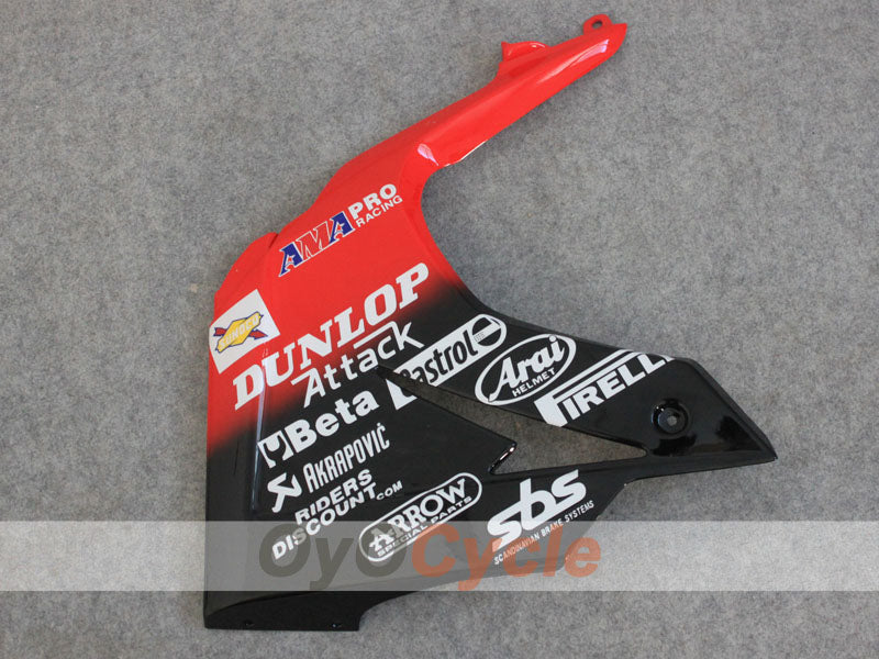 Carenado de inyección para Triumph Daytona 675 2013-2014 - Rojo, Blanco, Negro - DUNLOP #OYO87906311