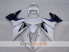 Kit de carenado por inyección para Triumph Daytona 675 2013-2014 - Azul, Blanco - Estilo de fábrica #OYO87906312