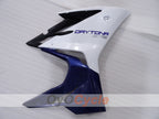 Kit de carenado por inyección para Triumph Daytona 675 2013-2014 - Azul, Blanco - Estilo de fábrica #OYO87906312