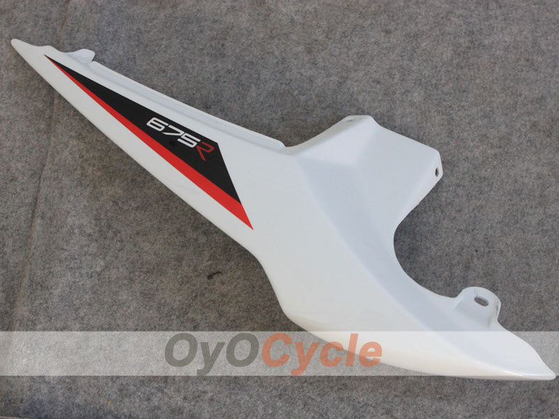 Kit de carenado por inyección para Triumph Daytona 675 13-14 - Blanco, Negro - Estilo de fábrica #OYO87906313