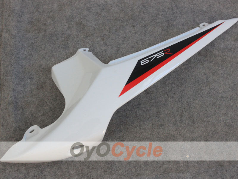 Kit de carenado por inyección para Triumph Daytona 675 13-14 - Blanco, Negro - Estilo de fábrica #OYO87906313