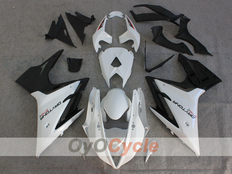 Kit de carenado por inyección para Triumph Daytona 675 13-14 - Blanco, Negro - Estilo de fábrica #OYO87906313 Imagen secundaria del producto