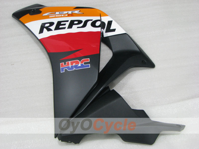 Kit de carenado por inyección para CBR250RR 11-16 - Naranja, blanco, negro - PEPSI #OYO87906319