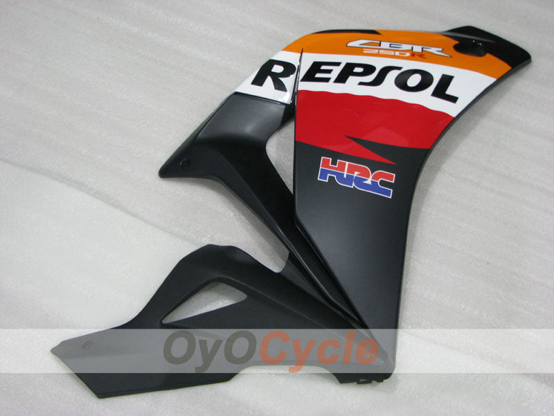 Kit de carenado por inyección para CBR250RR 11-16 - Naranja, blanco, negro - PEPSI #OYO87906319