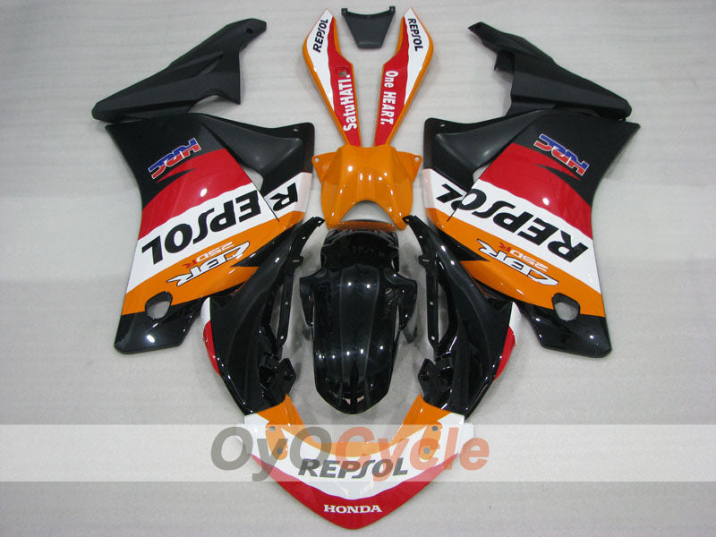 Kit de carenado por inyección para CBR250RR 11-16 - Naranja, blanco, negro - PEPSI #OYO87906319