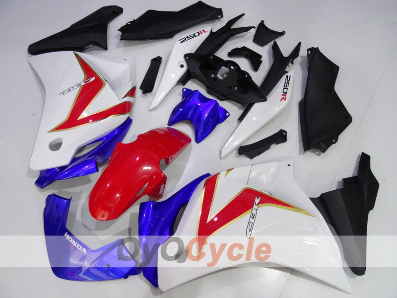 Kit de carenado por inyección para CBR250RR 11-16 - Rojo, Azul, Blanco - Estilo de fábrica #OYO87906320 Imagen principal del producto