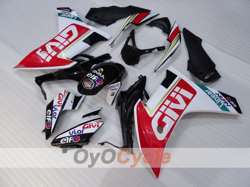 Kit de carenado por inyección para CBR600F 11-13 - Rojo, Blanco, Negro - MICHELIN, Repsol #OYO87906322