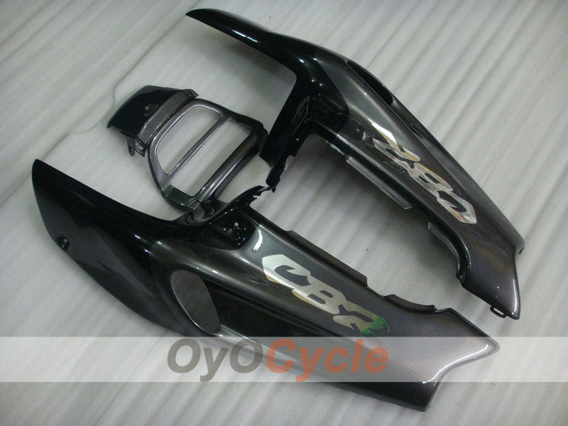 Kit de carenado para CBR900RR 92-93 - Negro, Gris - Estilo de fábrica #OYO87906326