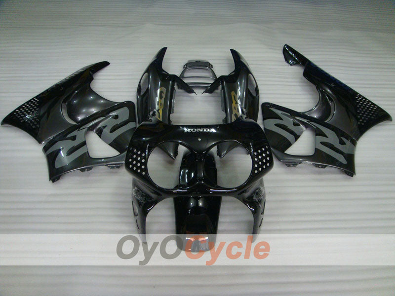 Kit de carenado para CBR900RR 92-93 - Negro, Gris - Estilo de fábrica #OYO87906326