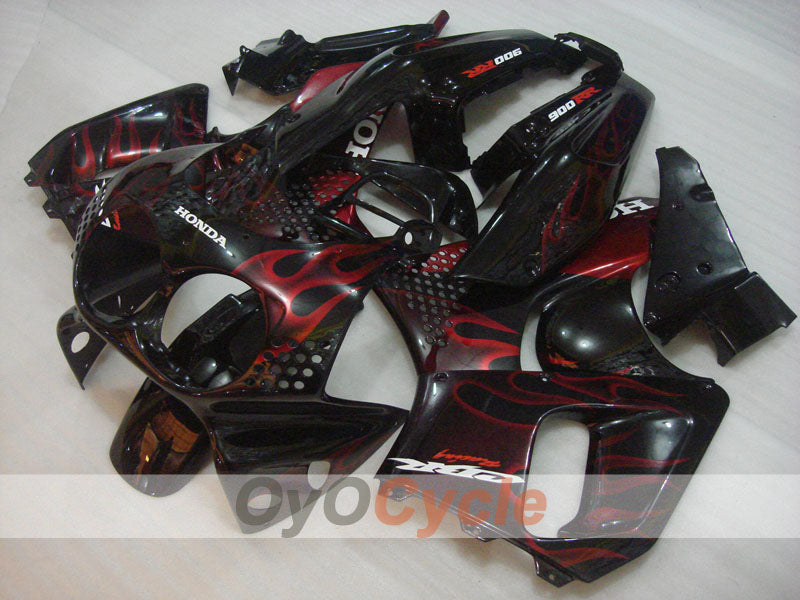 Kit de carenado para CBR900RR 92-93 - Rojo, Negro - Llama #OYO87906327 Imagen secundaria del producto