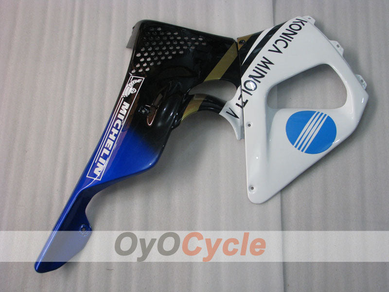 Carenado para CBR900RR 94-95 - Azul, Blanco, Negro - Konica Minolta #OYO87906341