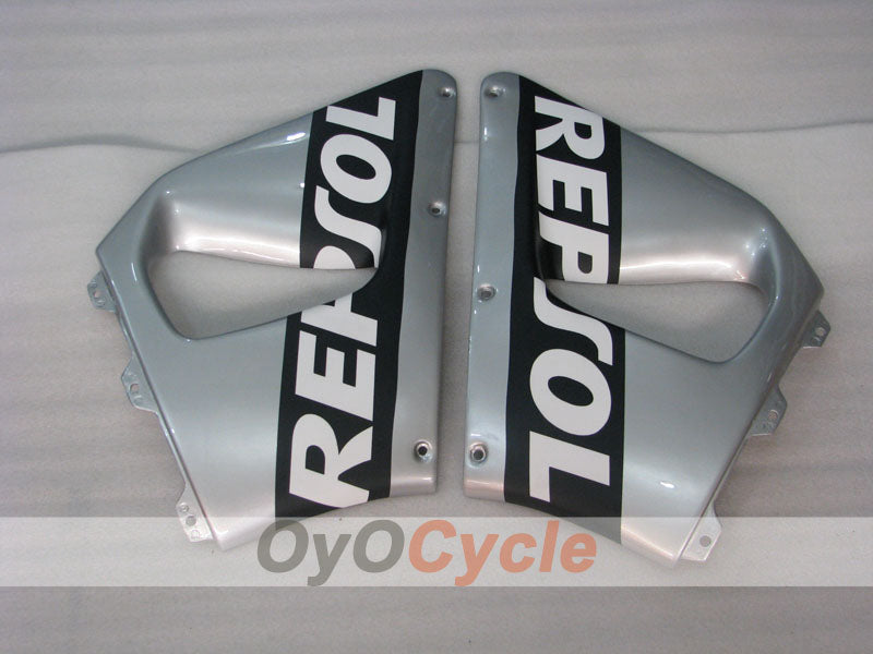 Kit de carenado para CBR900RR 94-95 - Negro, Plata - Repsol #OYO87906344