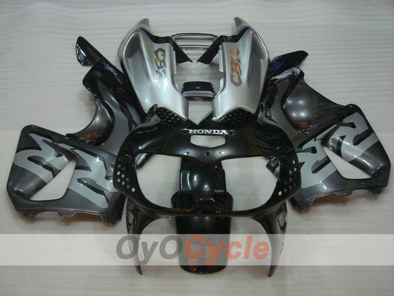 Kit de carenado para CBR900RR 94-95 - Negro, Gris - Estilo de fábrica #OYO87906347