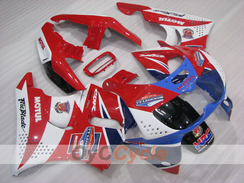 Kit de carenado para CBR900RR 94-95 - Rojo, Blanco - MOTUL #OYO87906353