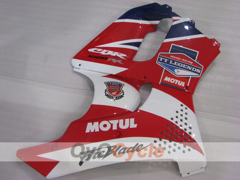 Kit de carenado para CBR900RR 94-95 - Rojo, Blanco - MOTUL #OYO87906353