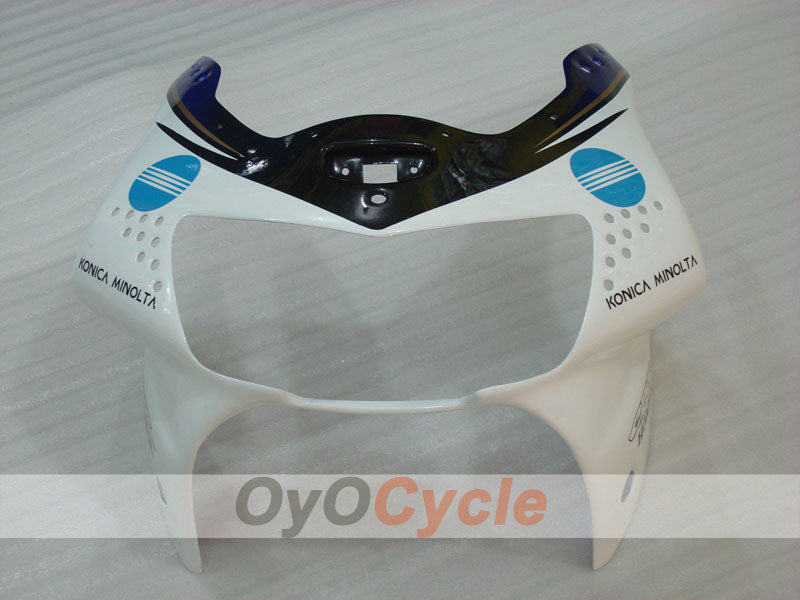 Kit de carenado para CBR919RR 98-99 - Azul, Blanco, Negro - Konica Minolta #OYO87906364