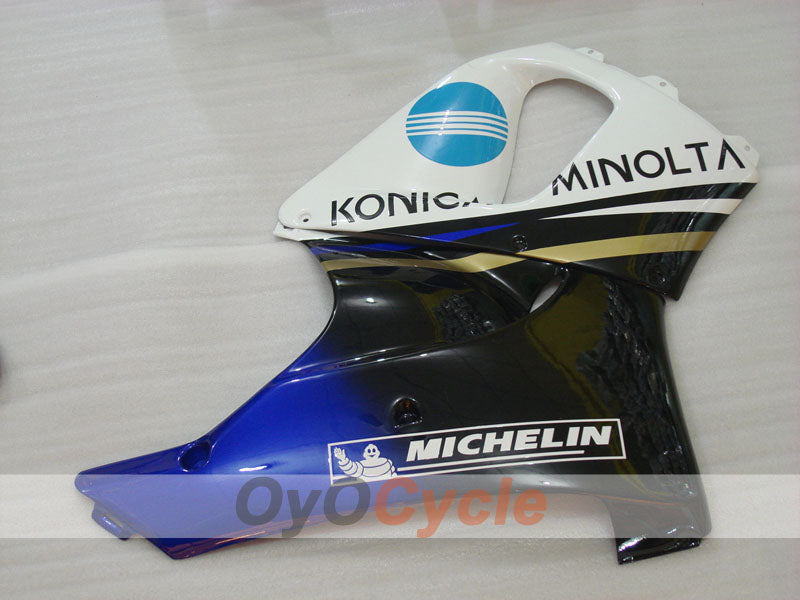Kit de carenado para CBR919RR 98-99 - Azul, Blanco, Negro - Konica Minolta #OYO87906364
