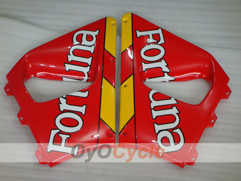 Kit de carenado para CBR919RR 98-99 - Rojo, Amarillo, Verde - Fortuna #OYO87906367