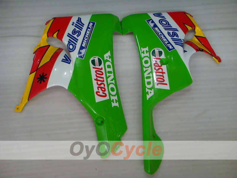 Kit de carenado para CBR919RR 98-99 - Rojo, Amarillo, Verde - Fortuna #OYO87906367