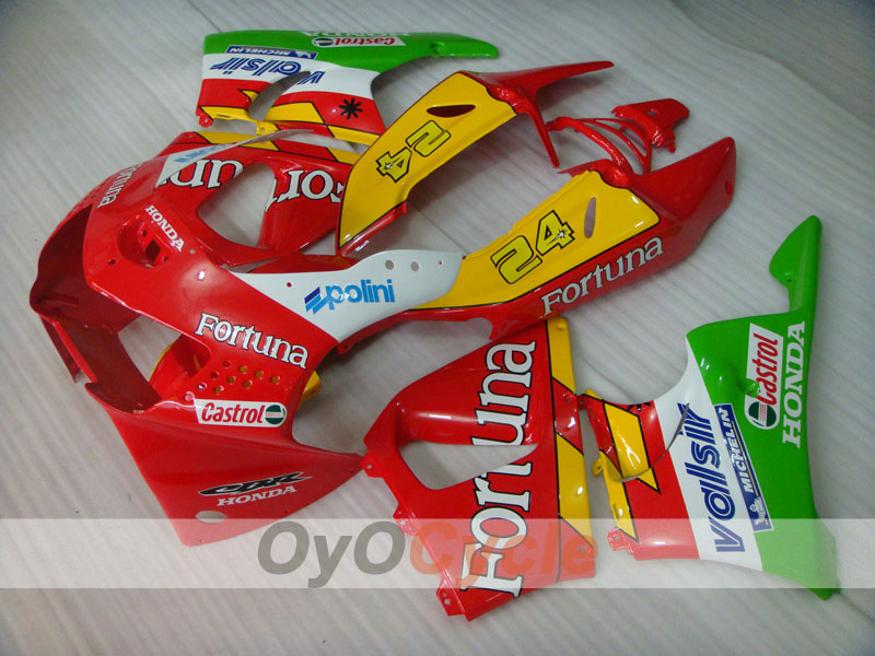 Kit de carenado para CBR919RR 98-99 - Rojo, Amarillo, Verde - Fortuna #OYO87906367 Imagen principal del producto