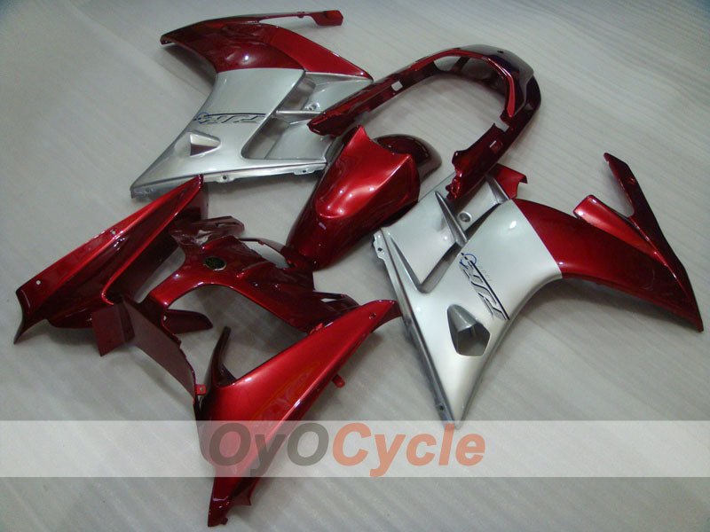 Kit de carenado para FJR1300 del 02-06 - Color Rojo Vino, Plata - Estilo de fábrica #OYO87906395 Imagen principal del producto