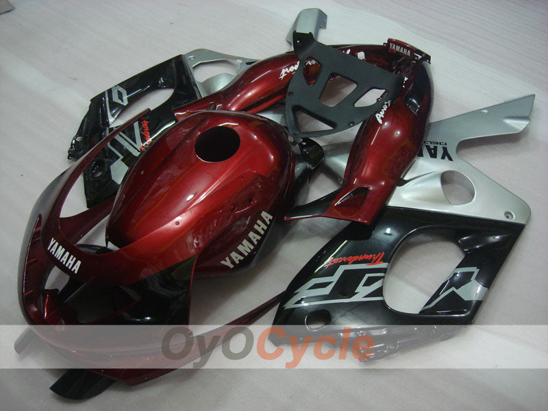 Kit de carenado por inyección para YZF600R 97-07 - Color rojo vino, negro - Estilo de fábrica #OYO87906404 Imagen secundaria del producto