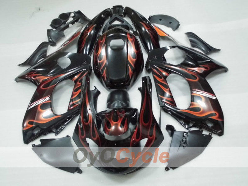 Kit de carenado por inyección para YZF600R 97-07 - Naranja, Negro - Llama #OYO87906406 Imagen secundaria del producto