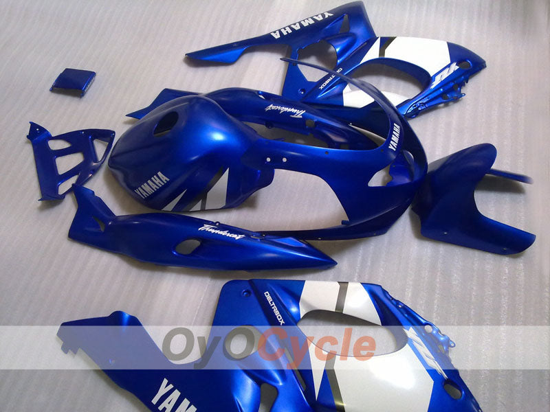 Kit de carenado por inyección para YZF600R 97-07 - Azul, Blanco - Estilo de fábrica #OYO87906411 Imagen principal del producto