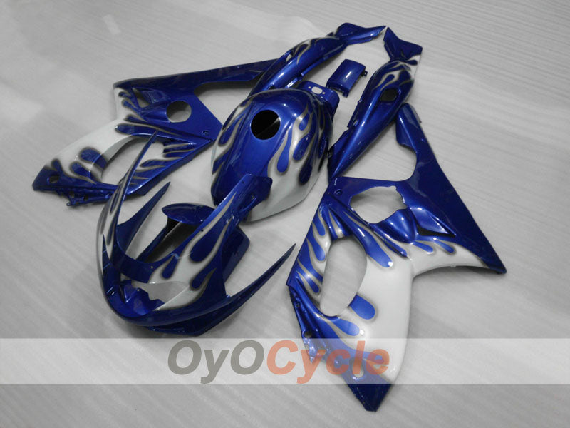 Carenado de inyección para YZF600R 97-07 - Azul, Blanco - Personalizar #OYO87906413