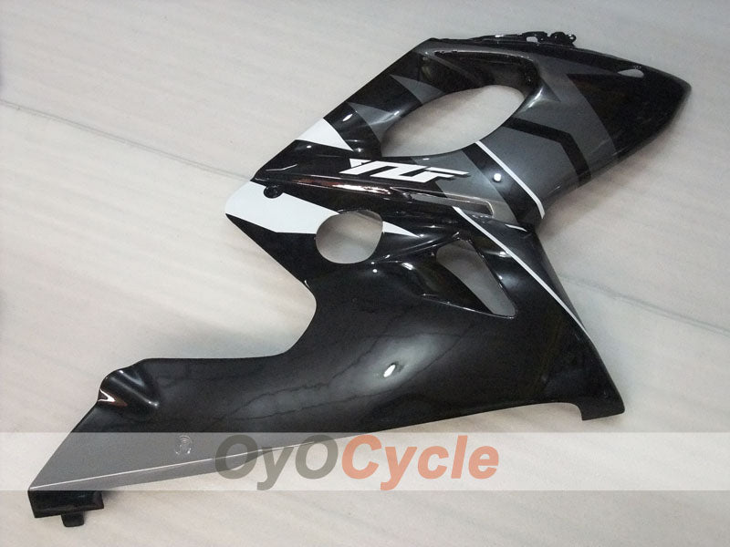 Carenado moldeado por inyección para YZF600R 97-07 - Blanco, Negro - Estilo de fábrica #OYO87906418