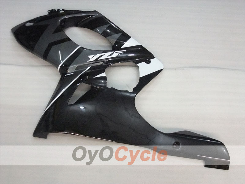 Carenado moldeado por inyección para YZF600R 97-07 - Blanco, Negro - Estilo de fábrica #OYO87906418