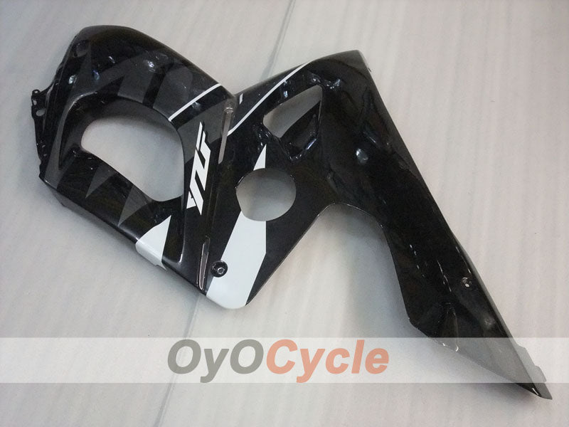Carenado moldeado por inyección para YZF600R 97-07 - Blanco, Negro - Estilo de fábrica #OYO87906418