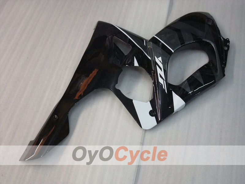 Carenado moldeado por inyección para YZF600R 97-07 - Blanco, Negro - Estilo de fábrica #OYO87906418