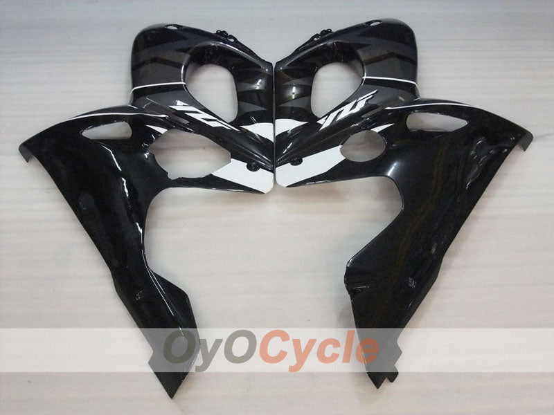 Carenado moldeado por inyección para YZF600R 97-07 - Blanco, Negro - Estilo de fábrica #OYO87906418