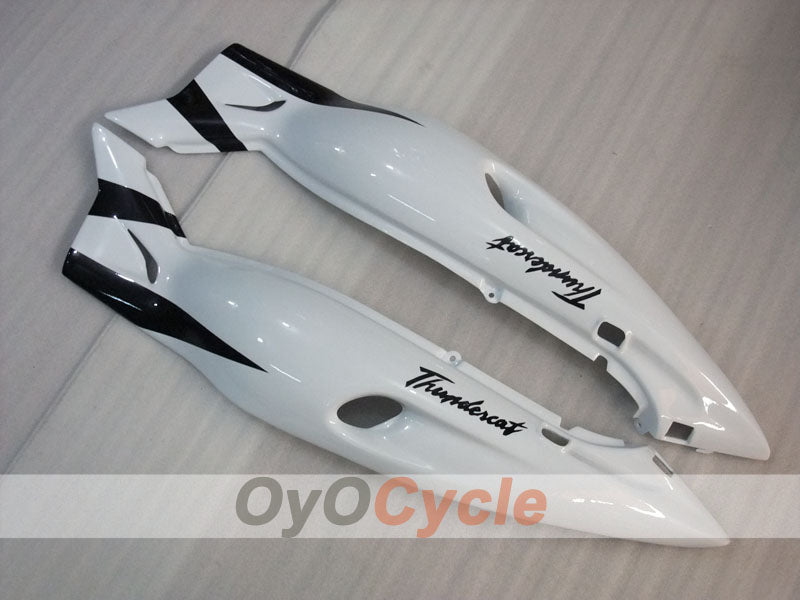 Carenado moldeado por inyección para YZF600R 97-07 - Blanco, Negro - Estilo de fábrica #OYO87906418