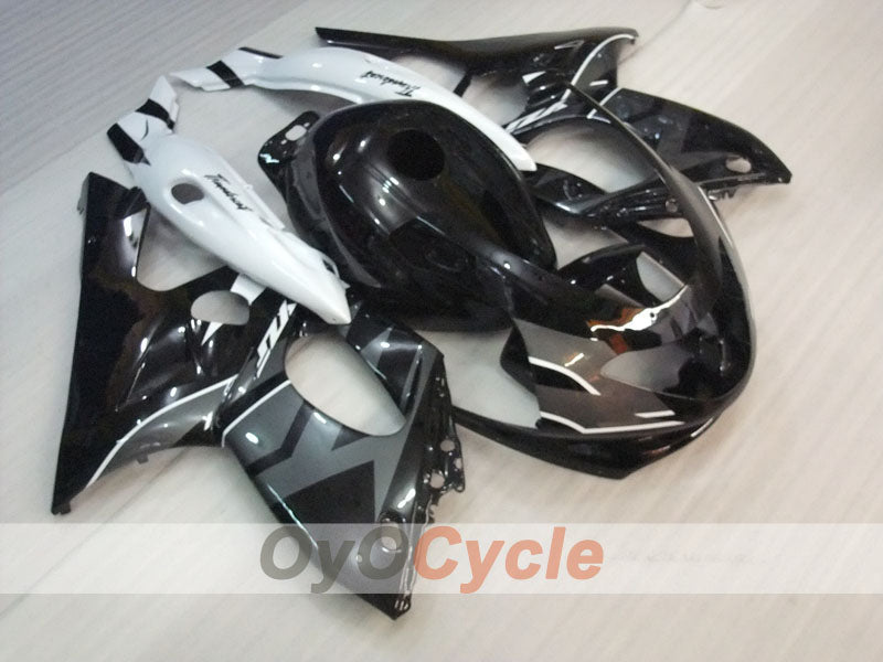 Carenado moldeado por inyección para YZF600R 97-07 - Blanco, Negro - Estilo de fábrica #OYO87906418