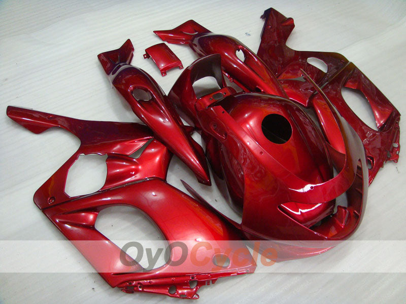 Kit de carenado por inyección para YZF600R 97-07 - Color rojo vino - Sin pegatinas/calcomanías, estilo de fábrica #OYO87906420 Imagen secundaria del producto