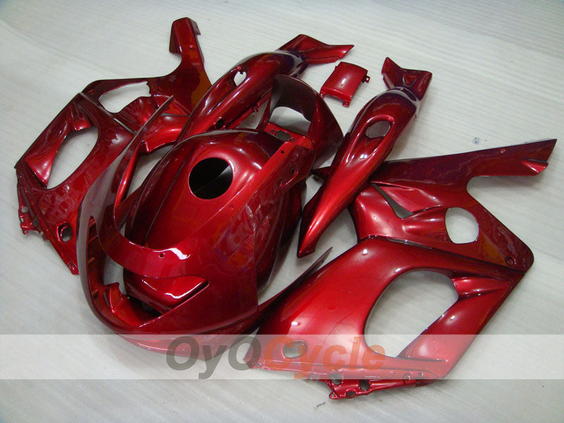 Kit de carenado por inyección para YZF600R 97-07 - Color rojo vino - Sin pegatinas/calcomanías, estilo de fábrica #OYO87906420 Imagen principal del producto