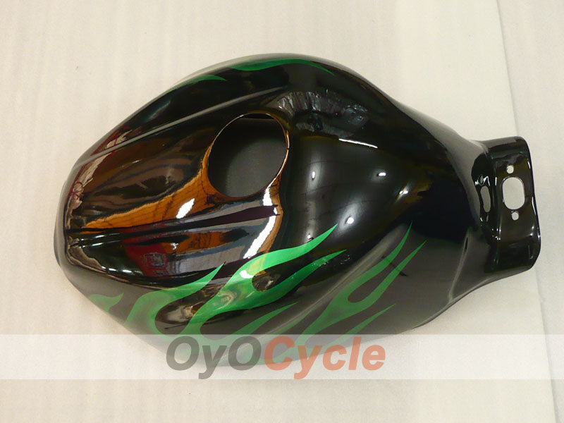 Carenado de inyección para YZF600R 97-07 - Verde, Negro - Llama #OYO87906422