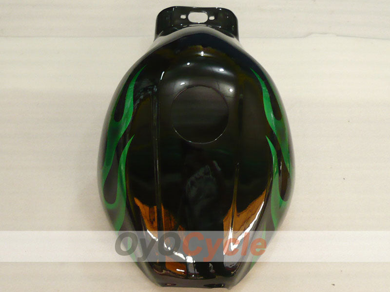 Carenado de inyección para YZF600R 97-07 - Verde, Negro - Llama #OYO87906422