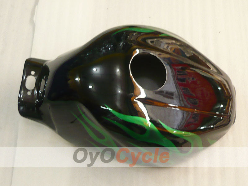 Carenado de inyección para YZF600R 97-07 - Verde, Negro - Llama #OYO87906422