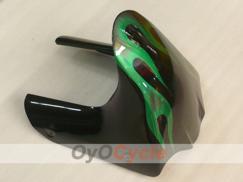 Carenado de inyección para YZF600R 97-07 - Verde, Negro - Llama #OYO87906422