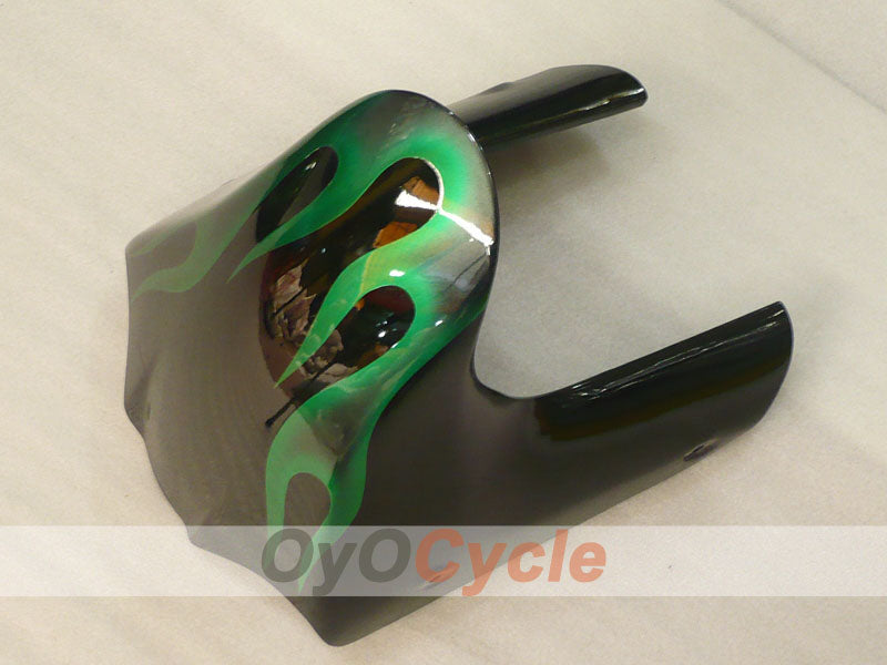 Carenado de inyección para YZF600R 97-07 - Verde, Negro - Llama #OYO87906422