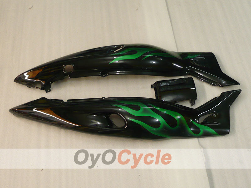 Carenado de inyección para YZF600R 97-07 - Verde, Negro - Llama #OYO87906422
