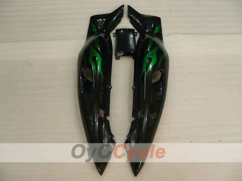 Carenado de inyección para YZF600R 97-07 - Verde, Negro - Llama #OYO87906422