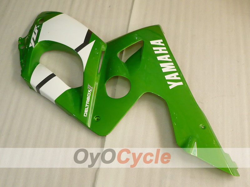 Carenado de inyección para YZF600R 97-07 - Verde, Blanco - Estilo de fábrica #OYO87906423