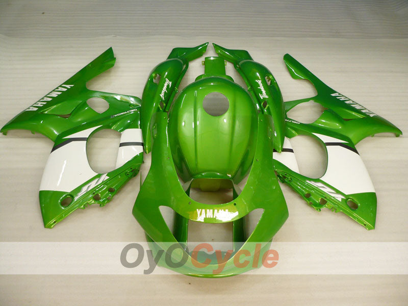 Carenado de inyección para YZF600R 97-07 - Verde, Blanco - Estilo de fábrica #OYO87906423 Imagen secundaria del producto