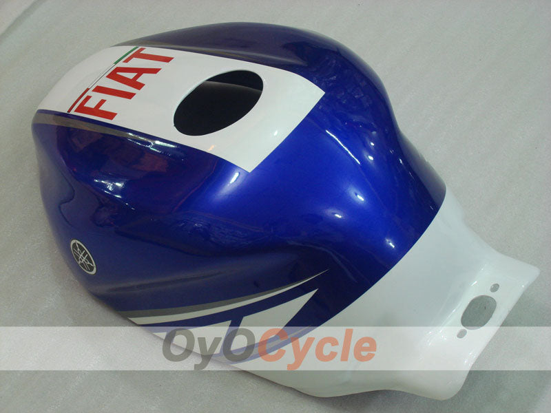 Kit de carenado por inyección para 97-07 YZF600R - Azul, Blanco - FIAT #OYO87906424