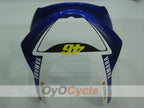 Kit de carenado por inyección para 97-07 YZF600R - Azul, Blanco - FIAT #OYO87906424